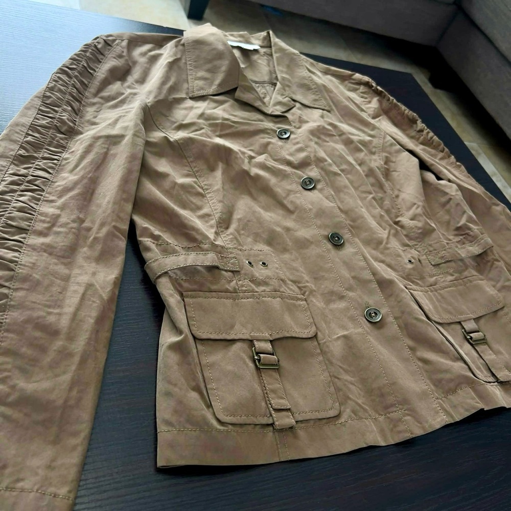 Conrad C Brown Khaki Tan Utility Jacket Gorpcore Utilitycore Safari Military - Picture 3 of 5